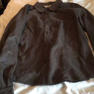 Suede Blouse